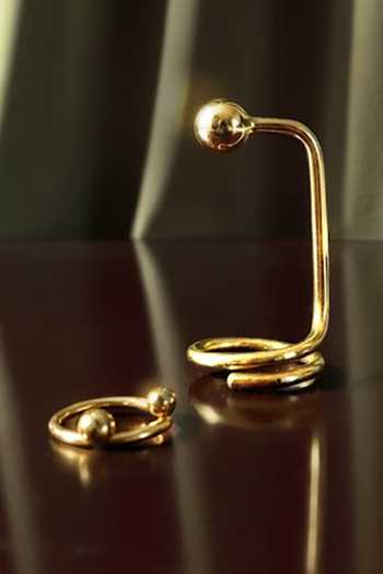 KEFI-CO Mani Clubbed Rings - Set of 2 