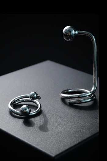 KEFI-CO Mani Clubbed Rings - Set of 2 