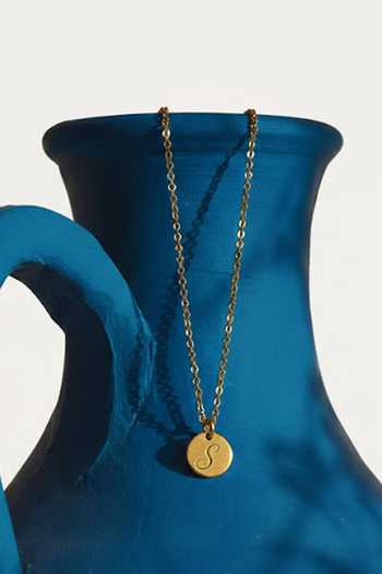 KEFI-CO Kefi Initial Pendant Necklace 