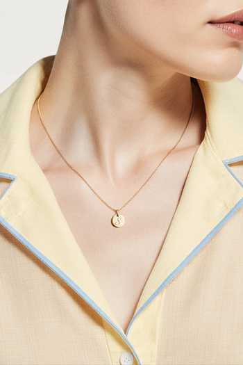 KEFI-CO Kefi Initial Pendant Necklace 