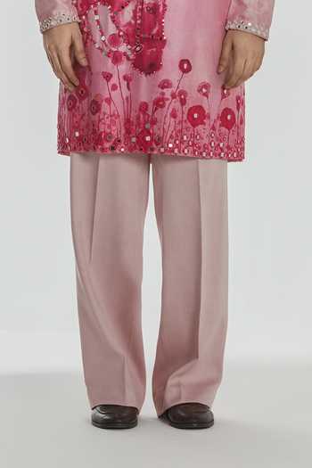 Abhinav Mishra Multi Color Chanderi, Cotton, Twill Shrine Printed And Embroidered Kurta Set Online at Aza Fashions Abhinav Mishra_Multi Color Chanderi, Cotton, Twill Shrine Printed And Embroidered Kurta Set _Online_at_Aza_Fashions
