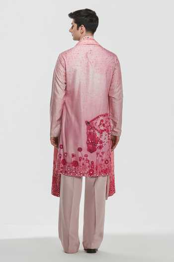 Abhinav Mishra Shrine Printed & Embroidered Kurta Set
