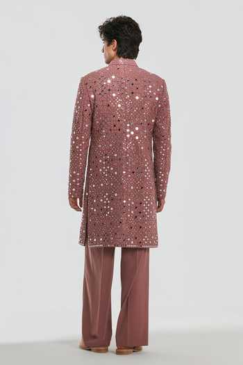 Abhinav Mishra Shrine Aura Embroidered Sherwani Set 