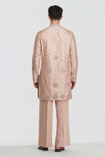 Abhinav Mishra Shrine Blush Embroidered Kurta Set 