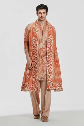 Abhinav Mishra Shrine Embroidered Kurta Set 