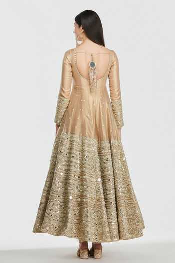 Abhinav Mishra Mirror Embroidered Anarkali Set