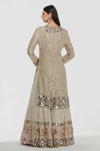 Abhinav Mishra Embroidered Kurta & Sharara Set