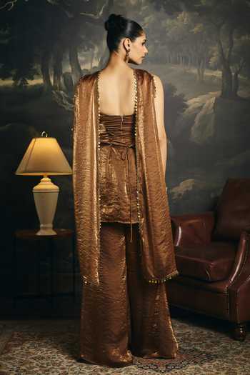 SAANJH BY LEA Olivia Bronze Y2K Kurta Sharara Set 