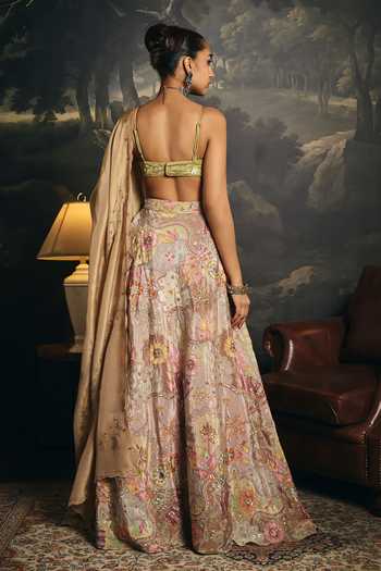 SAANJH BY LEA Vasantika Embroidered Lehenga Set 