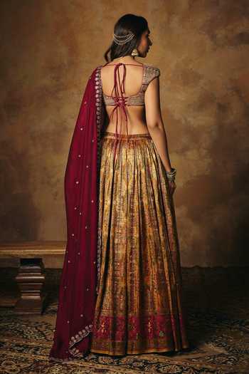 Saanjh By Lea Amaira Brocade Blouse 