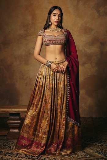 Saanjh By Lea Amaira Brocade Blouse 