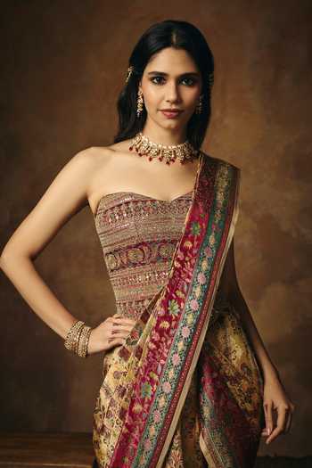 SAANJH BY LEA Vasundhara Embroidered Corset 