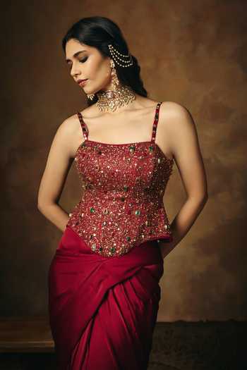 SAANJH BY LEA Lohita Corset Blouse 