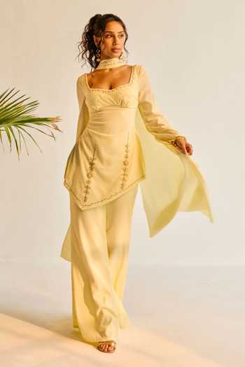 SAANJH BY LEA Geet Hand Embroidered Kurta Set 