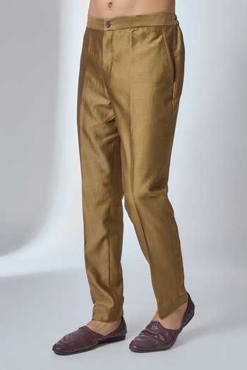 Salil Bhatia_Multi Color , , Antique Multicolour Open Bundi Set _Online_at_Aza_Fashions