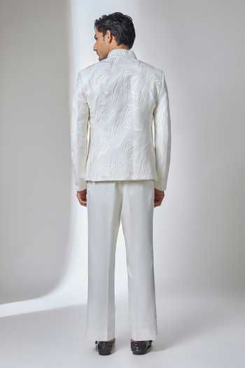 Salil Bhatia Embellished Shacket & Jacket Set 