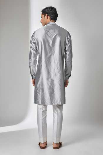 Salil Bhatia Mirrorwork Kurta & Pant Set 