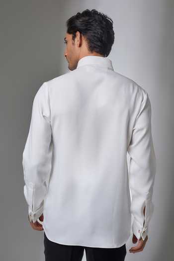 Salil Bhatia Japanese Stag Hand Embroidered Shirt 