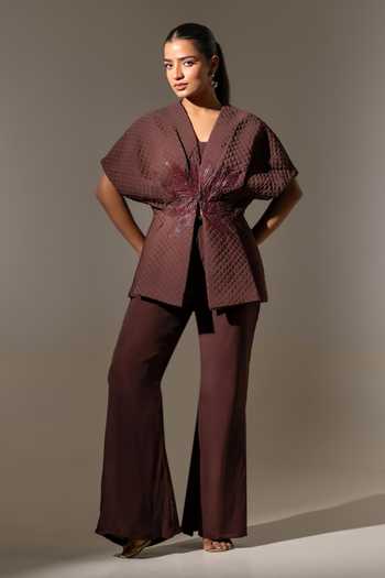 K-Anshika Embroidered Jacket & Pant Set 