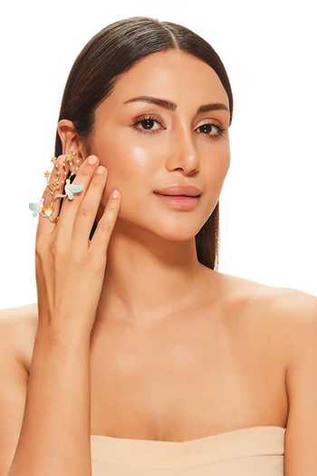 Raabta By Rahul Bird Man Cocktail Ring 