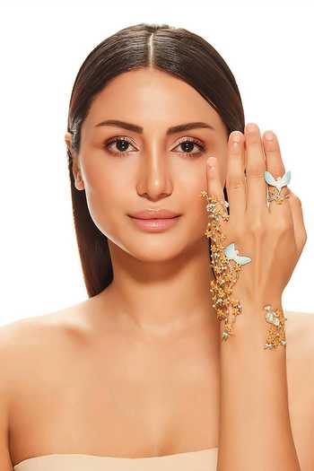 Raabta By Rahul Tinkerbelle Hathphool & Set of Rings 