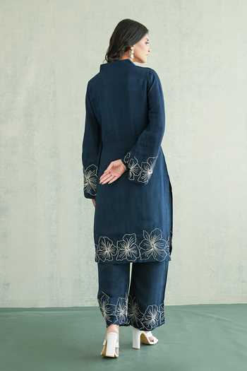Masoomm Floral Embroidered Kurta & Pant Set 