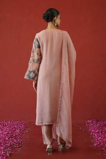 Masoomm Embroidered Kurta Pant Set 