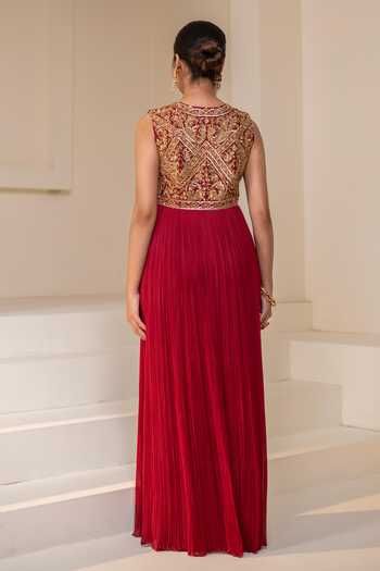 Rasasvada Placement Embellished Anarkali 