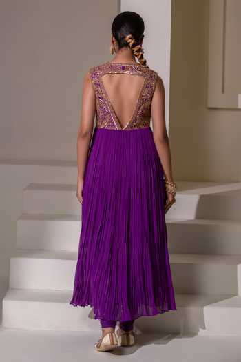 Rasasvada Yoke Embellished Anarkali 