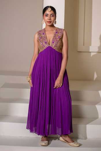 Rasasvada Yoke Embellished Anarkali 