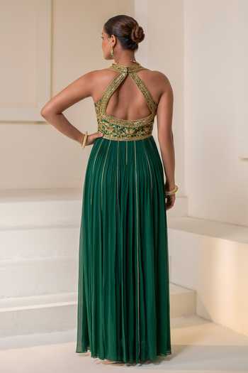 Rasasvada Placement Embellished Anarkali 