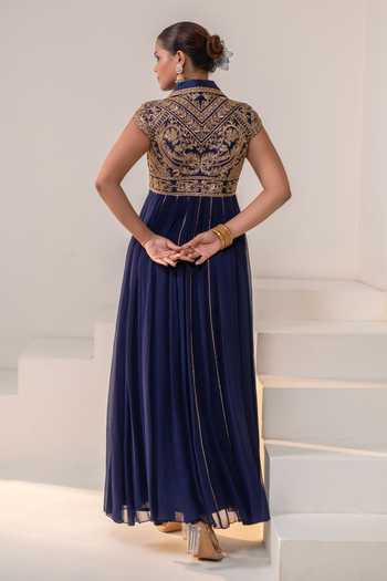 Rasasvada Collar Embellished Anarkali 