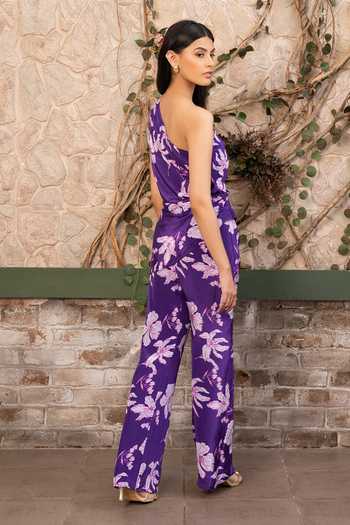 Senren By Eshana Raut Floral Print Top & Pant Set 