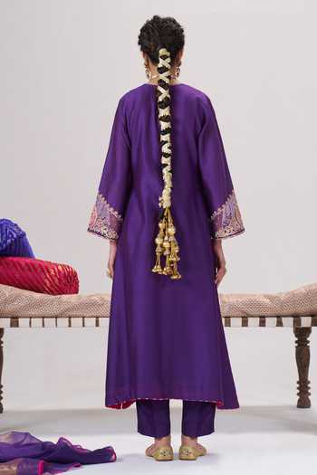 Almaari By Pooja Patel Jashn Embroidered Bodice Kurta Set 