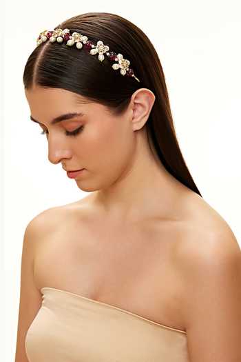 Raabta By Rahul_Multi Color Sindhu Hair Accessory _Online_at_Aza_Fashions