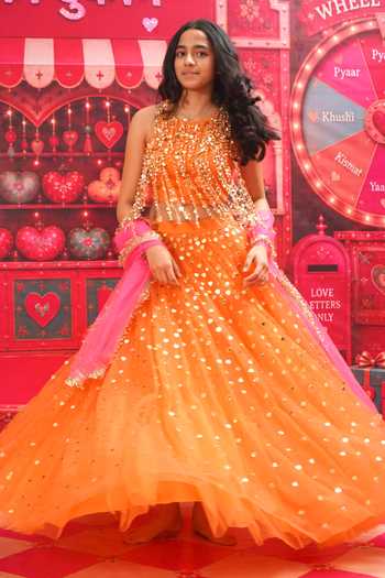 Panchhi By Kanupriya Tibrewala Dil Ki Dor Embroidered Lehenga Set
