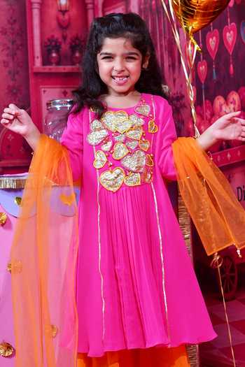 Panchhi By Kanupriya Tibrewala Chamkili Embroidered Kurta Set