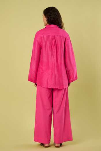 Vinusto Textured Pattern Shirt With Pant 
