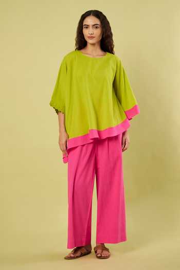 Vinusto Asymmetric Top & Pant Set 