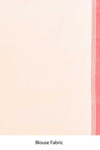 Jhambthreads_Off White Silk Matka Saree With Running Blouse _Online_at_Aza_Fashions