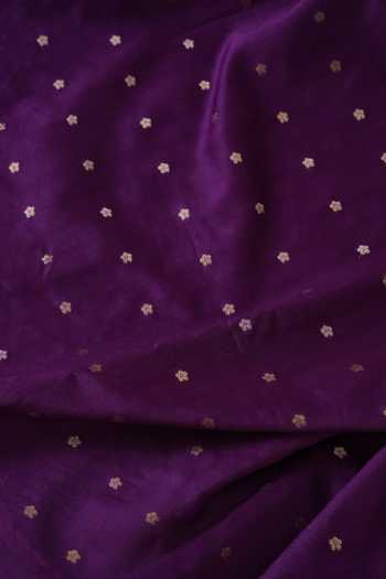 Shop Jhambthreads Purple Silk, Cotton, Chanderi, Jacquard Saree With Unstitched Blouse Fabric Online at Aza Fashions Shop_Jhambthreads_Purple Silk, Cotton, Chanderi, Jacquard Saree With Unstitched Blouse Fabric _Online_at_Aza_Fashions