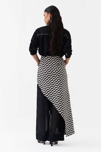 Three Chanderi Shirt Set