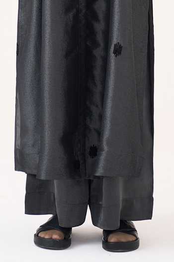 Three Grey Tissue Round Neck Metallic Top And Pant Set Online at Aza Fashions Three_Grey Tissue Round Neck Metallic Top And Pant Set _Online_at_Aza_Fashions