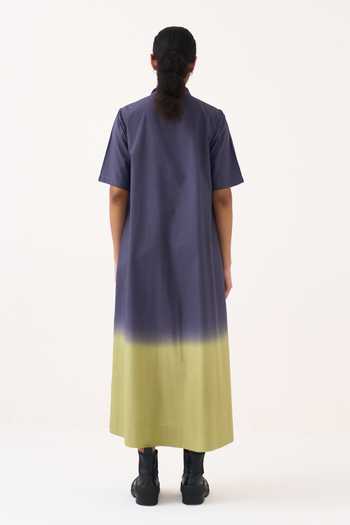 Three Dip Dye Poplin Dress
