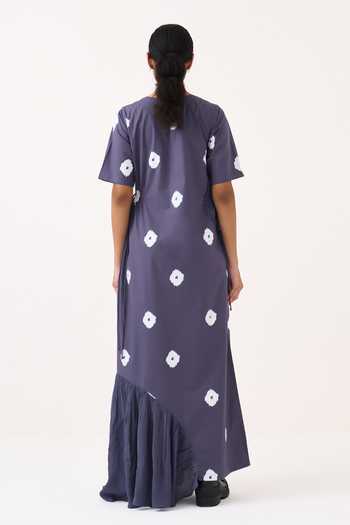 Three Block Print Dress
