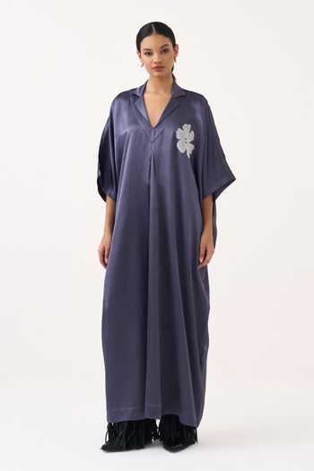 Three Placement Applique Kaftan