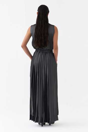 Three Metallic Tissue Skirt