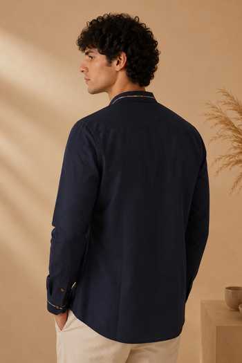 Mayank Modi - Men Pintuck Shirt
