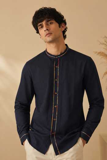 Mayank Modi - Men Pintuck Shirt