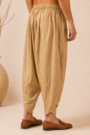 Buy Mayank Modi - Men Gold Chanderi Dhoti Pant Online at Aza Fashions Buy_Mayank Modi - Men_Gold Chanderi Dhoti Pant _Online_at_Aza_Fashions
